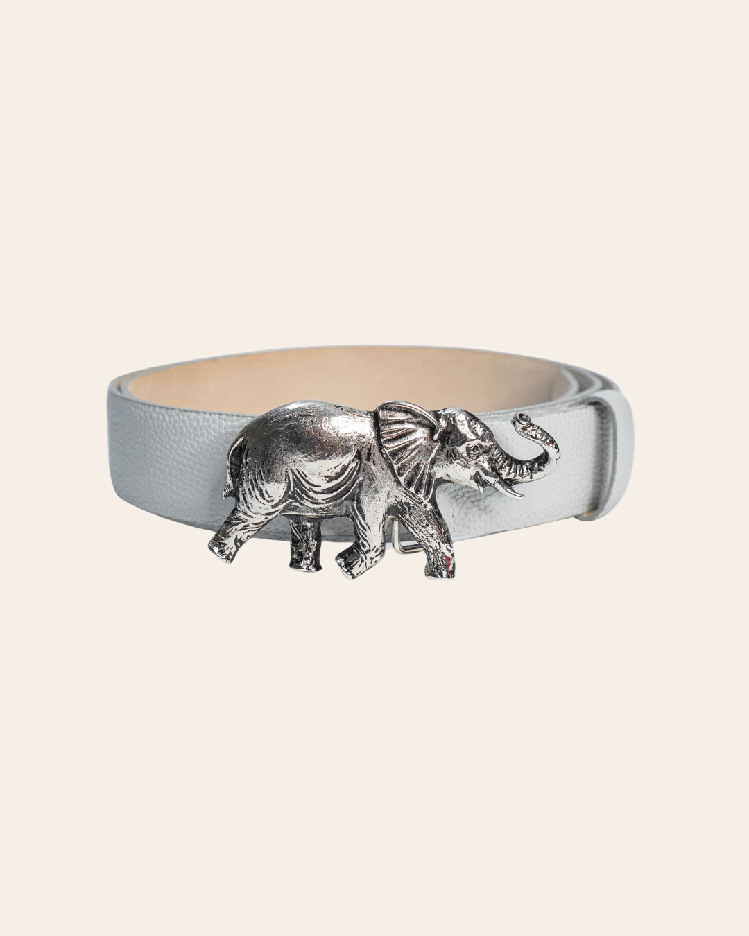 Correa Elefante Plateado - Gris baby
