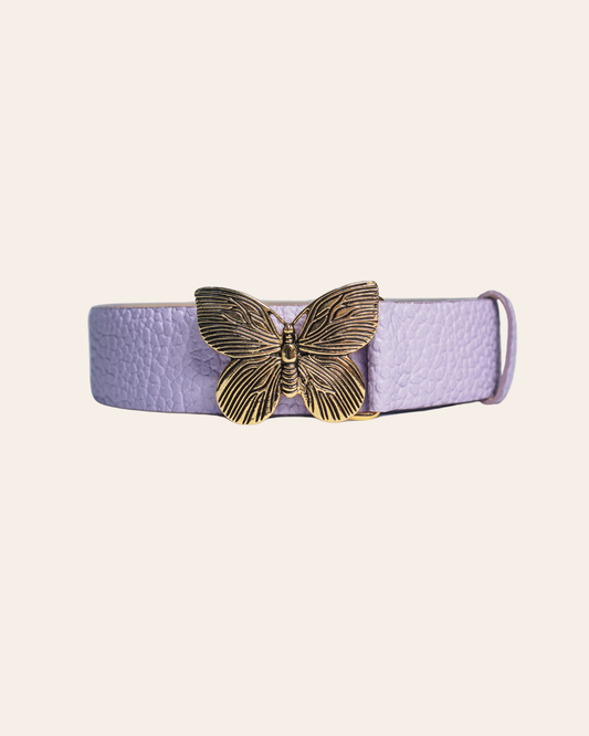 Correa Mariposa Dorada - Lila rugoso